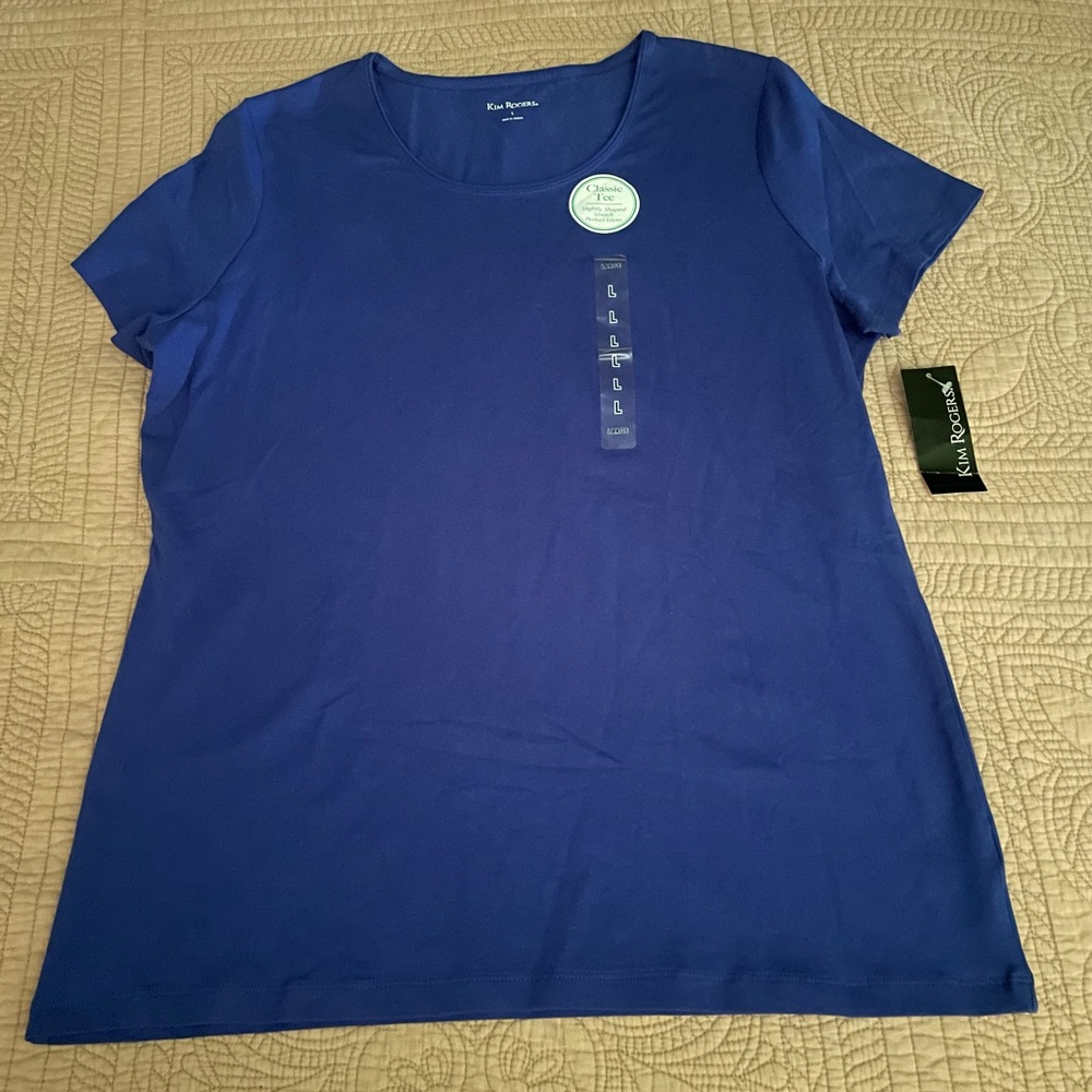 Kim Rogers classic tee NWT - Lg
